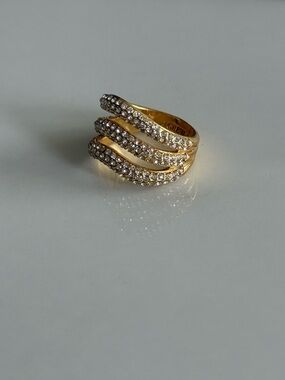 J CREW Crystal Ring - size 8